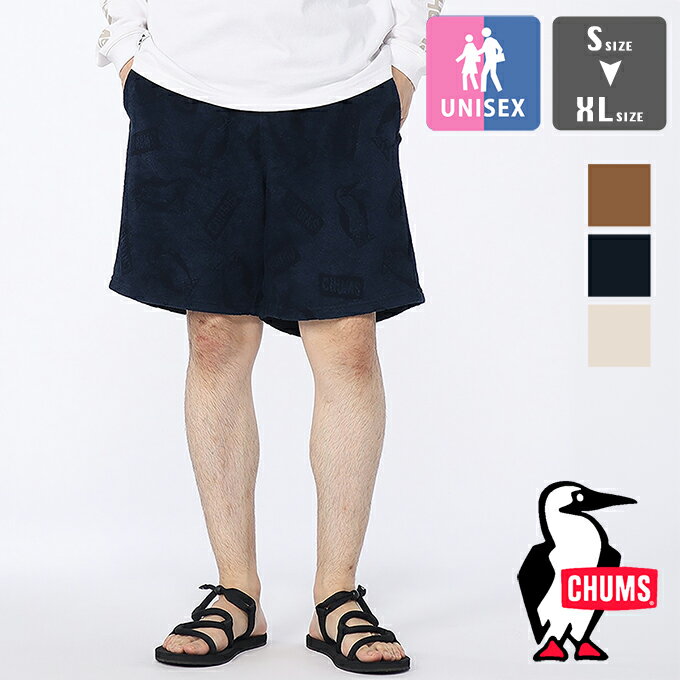 【 CHUMS チャムス 】 Chumley Pile Shorts チャムリー パイルショーツ CH03-1425 / チャムス ショートパンツ ショーツ パイル ジャカード 総柄 セットアップ 2026SUMMER