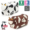 【 CHUMS チャムス 】 Cow Pouch カウ ポーチ CH60-3868 / chums チャムス 小物ポーチ ポーチ ミニポーチ 小物入れ カウ 牛 ホルスタイン 干支 モチーフ メイクポーチ ペンケース ユニセックス キッズ 子供 2025SUMMER /