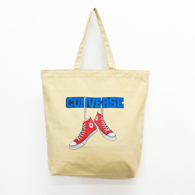 CONVERSE コンバース キャンバス シューズ ロゴ プリント トートバッグ CANVAS HAN...