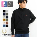【 FRED PERRY フレッドペリー 】 Half Zip Sweatshirt ハーフジップ スウェットシャツ M3574 / スウェット スエット トレ...