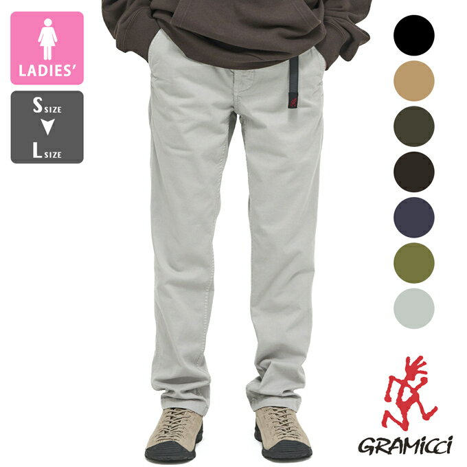 GRAMICCI グラミチ W'S TAPERED PANT ウィメンズ テーパード パンツ G205-OGS / グラミチ パンツ クライミングパンツ イージーパンツ ロングパンツ ストレッチ ツイル ボトム 細身 スリム フルレングス アウトドア 登山 フェス レディース 2024SPRING