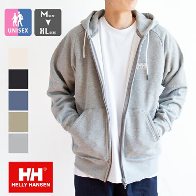 【 HELLY HANSEN ヘリーハンセン 】 HHロゴ フルジップ スウェット フーディー ユニセックス HH Logo Full-zip Sweat Hoodie HE32275 / ヘリーハンセン スウェット パーカー フード メンズ レディース ユニセックス ジップ ロゴ刺繍 ワンポイント 22AW