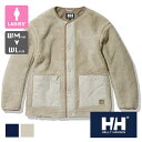 ヘリーハンセン ボアジャケット メンズ 【 HELLY HANSEN ヘリーハンセン 】 ウィメンズ Flameproof Wool FIBERPILETHERMO WorkJK フレームプルーフ ウール ファイバーパイル サーモ ワーク ジャケット HOE52270 / フリースジャケット ボアフリース ノーカラー カーディガン 難燃素材 アウター レディース 22AW ※/