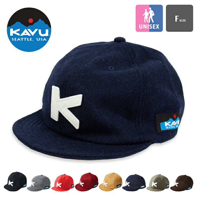 カブー 【 KAVU カブー 】 ウール ベースボール キャップ 19820318 / kavu キャップ 帽子 ウールキャップ メジャーリーグ アウトドア 秋冬 2023AW