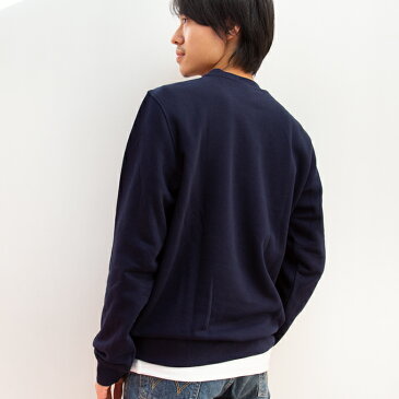 【SALE!!】【 LACOSTE ラコステ 】 フロッキープリント クルーネック スウェット SH2167L / lacoste スウェット ラコステ トレーナー メンズ プリント スウェット 裏毛 トレーナー カジュアル 丸首 20AW