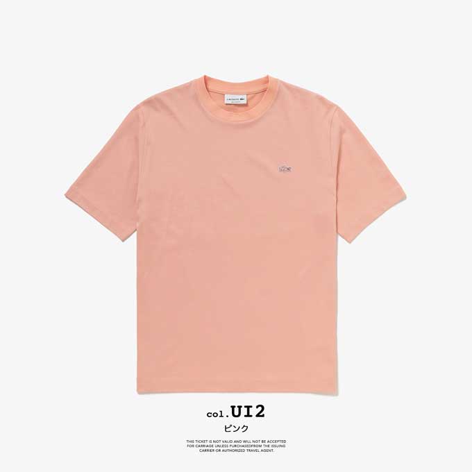 ★LACOSTE LIVE★レア！ラコステ ライブ Tシャツ ワンピース ピンク ラコステ LACOSTE ヴィンテージプリントクルーネックTシャツ （ピンク