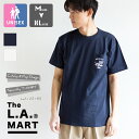 【 The L.A.MART ザエルエーマート 】 WILD CAT POCKET T-SHIRT ワイルドキャット プリントS/S ポケット Tシャツ 125...