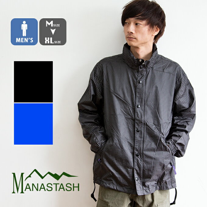 【春SALE!!】【 MANASTASH マナスタッシュ 】 M-RIP COACHER リップコーチャー 07102043 / トップス アウター 長袖 ジャケット ナイロンジャケット パーカー フーディ フード ジップ 春夏 アウトドア シンプル レトロ メンズ manastash ジャケット マナスタッシュ 20SS