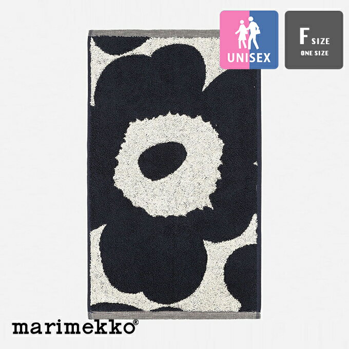 【 marimekko マリメッコ 】 Unikko Towel ゲストタオル 52219470527 / marimekko マリメッコ タオル ゲストタオル フェイスタオル Unikko ウニッコ ロゴ カジュアル シンプル 定番 ギフト プレゼント 国内正規品