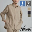 【 NANGA ナンガ 】 DOT AIR COMFY L/S SHIRT ドットエア コンフィ ロングスリーブシャツ NW2411-1E905-A / NANGA ナンガ 長袖シャツ シャツ 吸汗 速乾 機能素材 ドットエアー メンズ 2024SUMMER