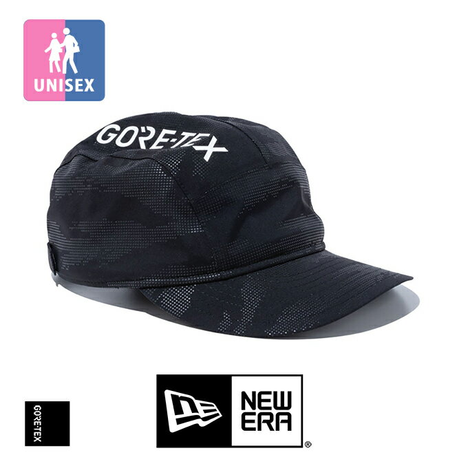 【 NEW ERA ニューエラ 】 OUTDOOR GORE-TEX PACLITE ジェット キャップ 128543 / 帽子 ニューエラ アウトドア ゴアテックス パックライト ドットタイガーストライプカモ 5パネル ナイロン 防水 防風 紫外線カット UVカット 抗菌 メンズ レディース ユニセックス 12854308/