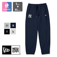 【 NEW ERA ニューエラ 】 MLB Apparel MLBロゴ スウェットパンツ 137553 / トレーナー スエット イージーパンツ ジョガーパンツ 裏毛 裾リブ ゴムウエスト ルームウェア 部屋着 セットアップ メンズ レディース 13755302 13755303 13755304 13755305 2023AW/
