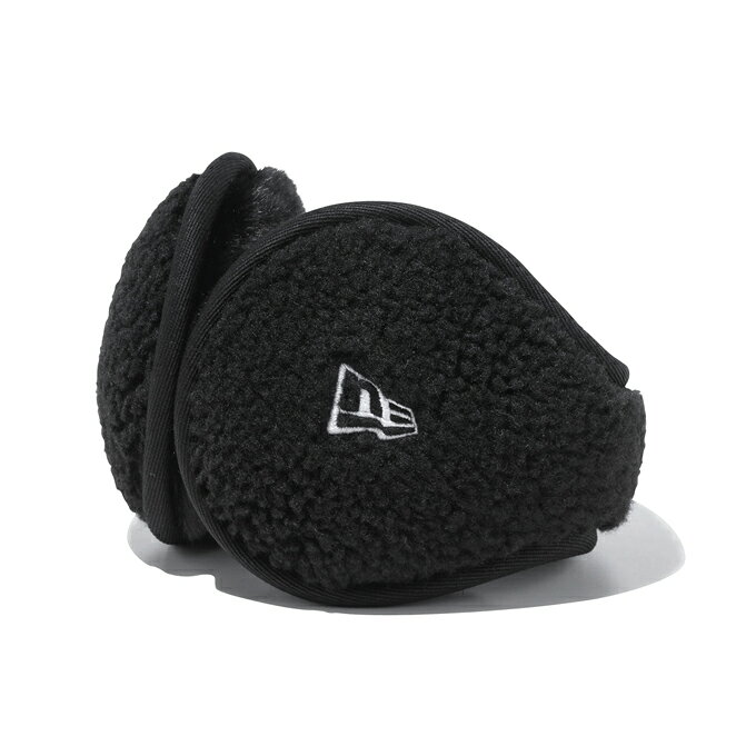 ジーンズステーションの【 NEW ERA ニューエラ 】 EAR MUFFS BOA ボアフリース イヤーマフ 143115 146825 /耳あて イヤーウォーマー フリース ボアフリース 折りたたみ フリーサイズ フラッグロゴ 防寒 日本製 メンズ レディース ユニセックス 男女兼用 14311566 14311567 14682553 2025AW/｜アングル2