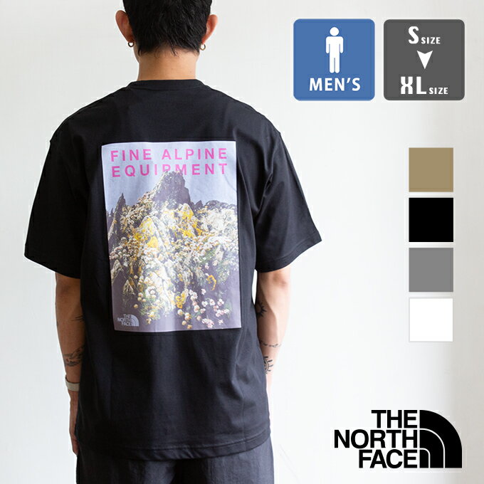 乐天商城 - 【 THE NORTH FACE ザ・ノース・フェイス 】 ショートスリーブ マウンテン フラワー ティー （ユニセックス） NT32650 / ノースフェイス tシャツ プリントTシャツ 半袖 バックプリント ワンポイント ロゴ 刺繍 アウトドア カジュアル 2026SUMMER