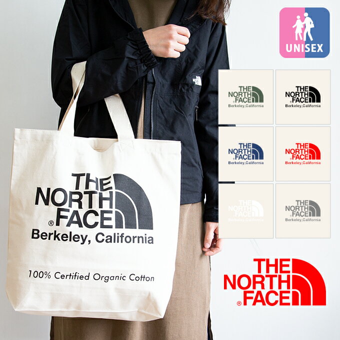 【 THE NORTH FACE ザノースフェイス 】 TNF Organic Cotton Tote オーガニック コットン トートバッグ NM81971 / エコバッグ カバン 鞄 小物 ロゴプリント キャンバス ノース バッグ アウトドア メンズ レディース ユニセックス 男女兼用 20SS/