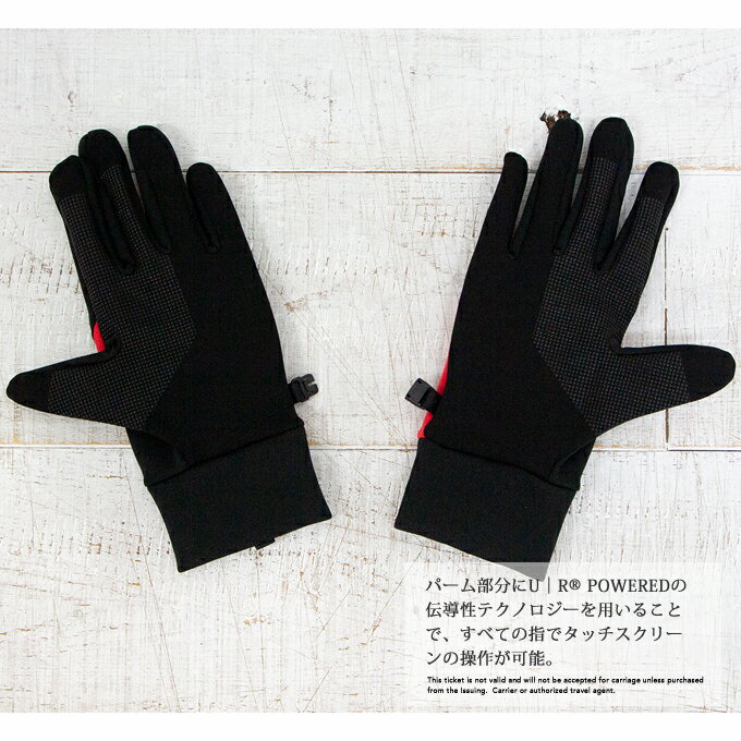 【 THE NORTH FACE ザノースフェイス 】 Etip Glove イーチップグローブ NN61913 / 手袋 グローブ 防寒 暖か 秋冬 ロゴ ブランド スキー スノボー アウトドア スマートフォン対応 メンズ レディース ユニセックス ノース グローブ north グローブ