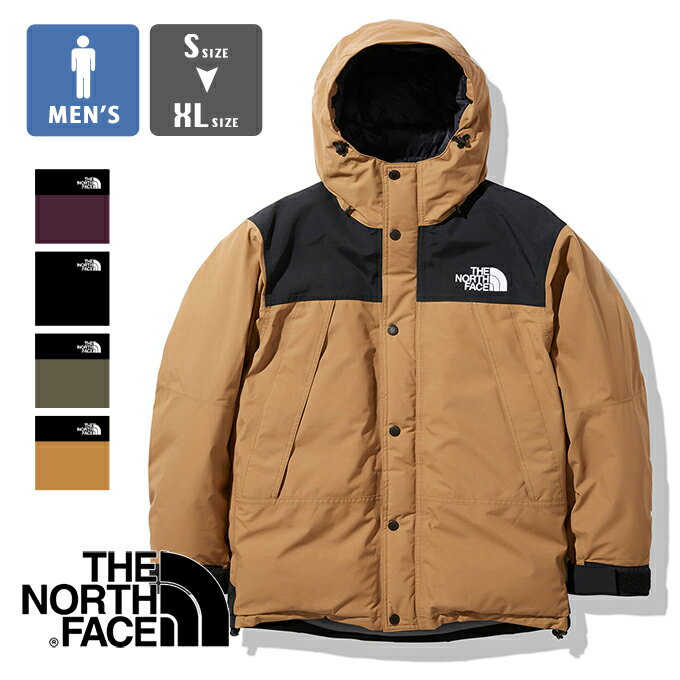 【 THE NORTH FACE ザ ノースフェイス 】 Mountain Down Jacket マウンテン ダウン ジャケット ND91930 / ダウンジャケット マウンテンパーカ フーデッドジャケット ナイロン GORETEX ゴアテックス アウター 防寒 切替 north ダウン ノース ダウン アウトドア メンズ 21AW/