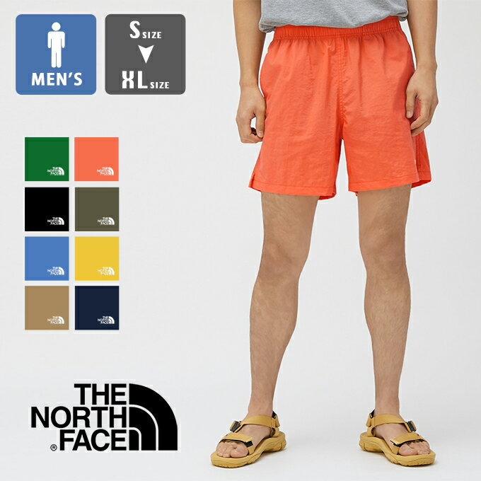 【 THE NORTH FACE ザ ノースフェイス 】 Versatile Short バーサタイル ショーツ NB42335 / ショートパンツ ショーパン 短パン ハーフパンツ 膝上 ゴムウエスト ナイロン 撥水 UVケア 紫外線対策 アウトドア メンズ 23SUMMER/