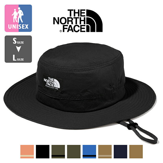 【 THE NORTH FACE ザ ノースフェイス 】 Horizon Hat ホライズン ハット NN02336 / 帽子 サファリハット ブッシュハット アウトドアハット あご紐 紫外線カット UVカット アウトドア フェス キャンプ Sサイズ Mサイズ Lサイズ メンズ レディース ユニセックス 23SUMMER/