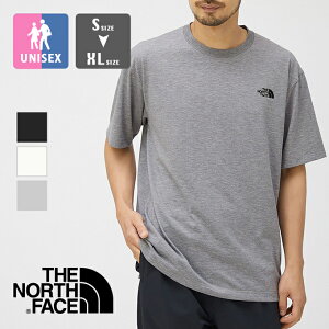 【 THE NORTH FACE ザ ノースフェイス 】 S/S TNF Bug Free Tee ショートスリーブ TNF バグ フリー ティー NT12339 / Tシャツ 半袖 丸首 クルーネック ワンポイント 無地 吸水速乾 虫よけ UVカット 紫外線対策 メンズ レディース ユニセックス 23SUMMER/