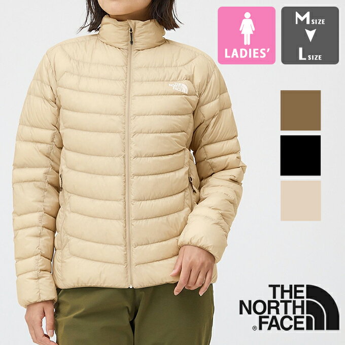 【 THE NORTH FACE ザノースフェイス 】 Thunder Jacket サンダージャケット レディース NYW82212 / ノースフェイス ダウン サンダージャケット ライトダウン インナーダウン アウター the north face アウトドア ポケッタブル パッカブル レディース 22AW