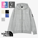 【 THE NORTH FACE ザ ノースフェイス 】 Square Logo Full Zip スクエア ロゴ フルジップ フーディ NT12335 / パーカー ジップパーカー ジップアップ スウェット スエット トレーナー 裏毛 メンズ レディース ユニセックス 2024SPRING/