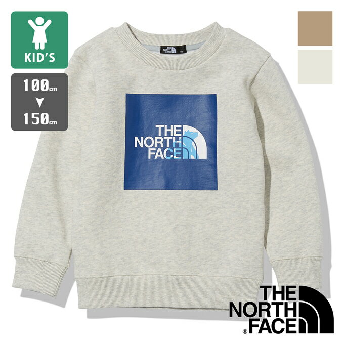 【SALE!!】【 THE NORTH FACE ザ ノースフェイス 】 キッズ Shiretoko Toko Sweat Crew シレトコトコ スウェット クルー NTJ62113ST / トレーナー 長袖 丸首 クルーネック 裏起毛 斜里町 知床トコ 子供 ボーイズ ガールズ 100cm 110cm 120cm 130cm 140cm 150cm/