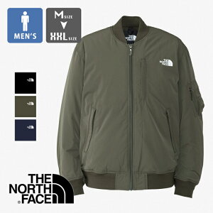 【 THE NORTH FACE ザ ノースフェイス 】 Insulation Bomber Jacket インサレーション ボンバー ジャケット NY82334 / MA-1 フライトジャケット 中わた PRIMALOFT プリマロフト アウター ブルゾン ショート丈 無地 長袖 メンズ 2023AW/