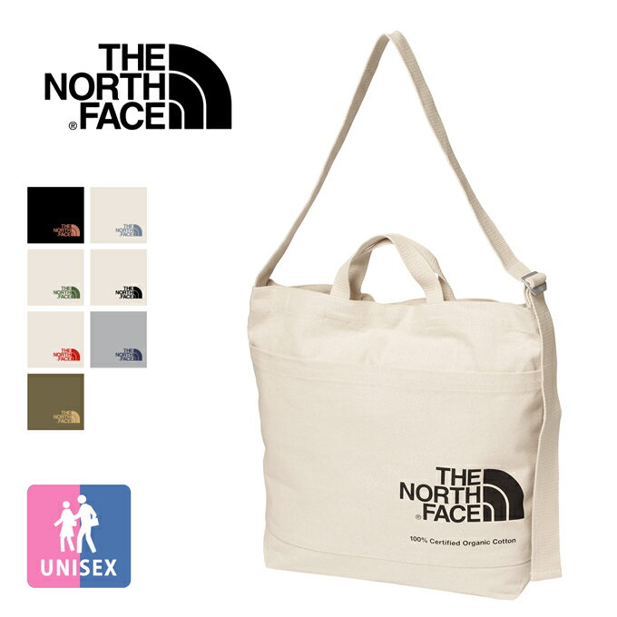 楽天ジーンズステーション【 THE NORTH FACE ザ ノースフェイス 】 Organic Cotton Shoulder オーガニック コットン ショルダー NM82386 / ショルダーバッグ 斜めがけ バッグ かばん キャンバス 大容量 メンズ レディース ユニセックス 男女兼用 2024SPRING/