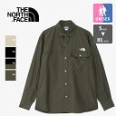 ノースフェイス 【 THE NORTH FACE ザ ノースフェイス 】 L/S Nuptse Shirt ロングスリーブ ヌプシ シャツ NR11961 / 長袖 シャツジャケット ナイロンジャケット 撥水 無地 ワンポイント 切替 メンズ レディース ユニセックス 2024SPRING/