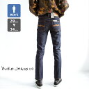 【 Nudie Jeans ヌーディージーンズ 】 Lean Dean スリム テーパード フィット ジーンズ DRY 16 DIPS / 53161-1017 / LEANDEAN-200 / ヌーディー ジーンズ デニム ジーパン メンズ スキニー タイトジーンズ 生デニム ワンウォッシュ 細身 23SPRING