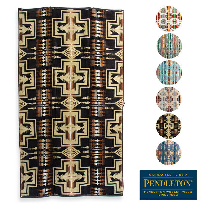 PENDLETON ペンドルトン オーバーサイズ ジャガード スパ タオル 19373185 / ペンドルトン タオル バスタオル スパタオル ビーチタオル タ...