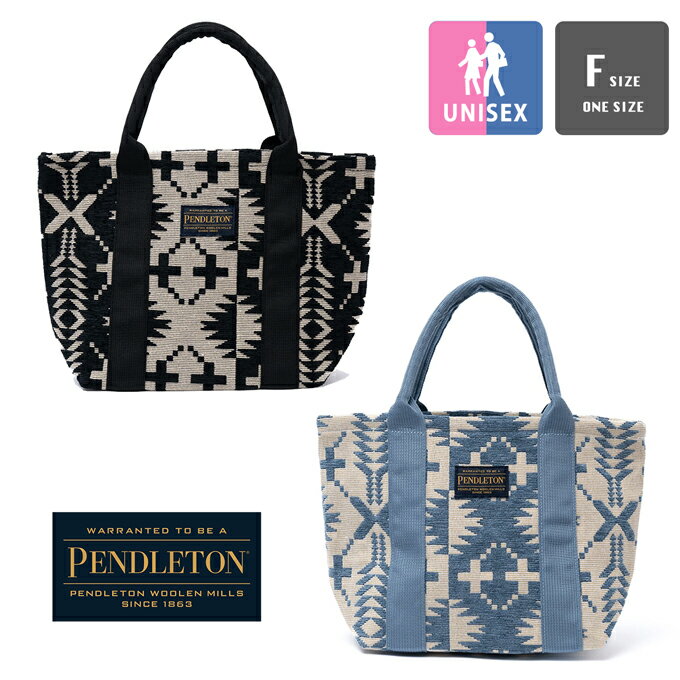 【 PENDLETON ペンドルトン 】 GOBLINS MINI TOTE BAG ゴーベリンズ ミニトートバッグ PDT-000-261008 / pendleton ペンドルトン ミニトート トートバッグ ランチバッグ サブバッグ シンプル 定番 スパイダーロック柄 ユニセックス /