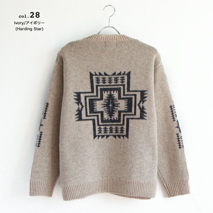 【 PENDLETON ペンドルトン 】 5 Gauge Crewneck Sweater 45758004 5ゲージ クルーネック セーター 4575-8004 / メンズ Mens ウール ニット プルオーバー 柄ニット 2024AW
