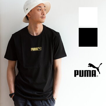 【SALE!!】【 PUMA プーマ 】 GRAPHIC LOGO NO.2 SS T shirt グラフィック ロゴ 半袖 Tシャツ 579095 / トップス カットソー グラフィックT ロゴ クルーネック 丸首 ユニセックス ブランドロゴ メンズ レディース カジュアル ストリート インナ /春夏