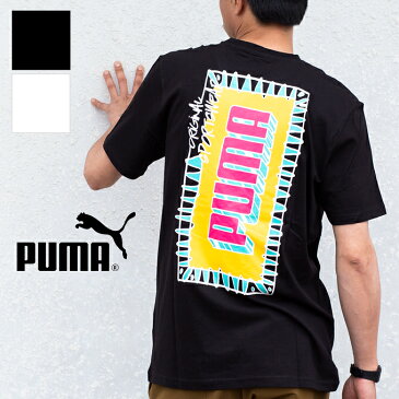 【SALE!!】【PUMA プーマ】GRAPHIC HANDWRITING SS T グラフィック ハンドライティング 半袖 Tシャツ 579124 / puma tシャツ puma メンズ puma レディース 丸首 クルーネック ショートスリーブ Tee 春夏 ユニセックス プリントT グラフィックT ロゴ ブランド