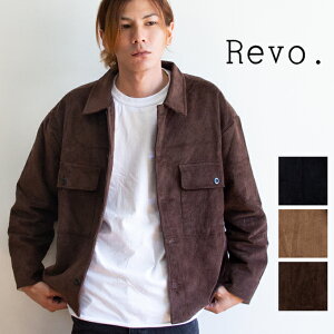 【SALE!!】【 Revo. レヴォ 】 太畝 コーデュロイ ビッグシルエット Gジャン Gジャケット TH-2706 / トップス ジャケット アウター メンズ レディース ユニセックス ブランド 秋冬 ビッグシルエット ルーズシルエット