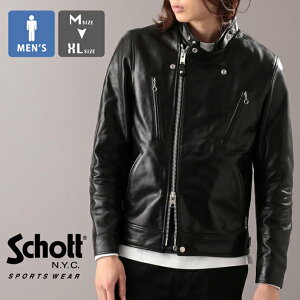 【 Schott ショット 】 NEW DOUBLE BREST RIDERS ダブル ブレスト ライダース 782-3950077 / 3101048 / schott 革ジャン ショット ライダース レザージャケット メンズ レディース ユニセックス ジャケット バイク 秋冬 22AW