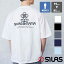 【 SILAS サイラス 】 S/S TEE SILAS FLOWER サイラス フラワー ロゴ プリント 半袖 Tシャツ 110221011032 / SILAS サイラス tシャツ SILAS&MARIA サイラス&マリア Tシャツ フラワー ロゴ　バックプリント 半袖 ストリート カジュアル ユニセックス