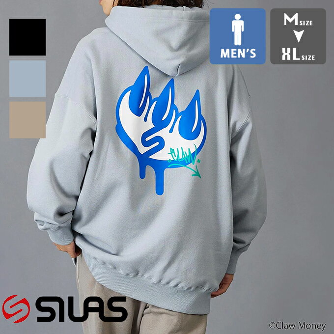 【 SILAS サイラス 】 SILASxCLAW MONEY SWEAT HOODIE サイラス×クローマネー バック プリント パーカー 110224012006 / SILAS サイラス パーカー フーディー スウェット トレーナー SILAS&MARIA パーカー スウェット トレーナー クローマネー コラボ CLAW MONEY 22AW