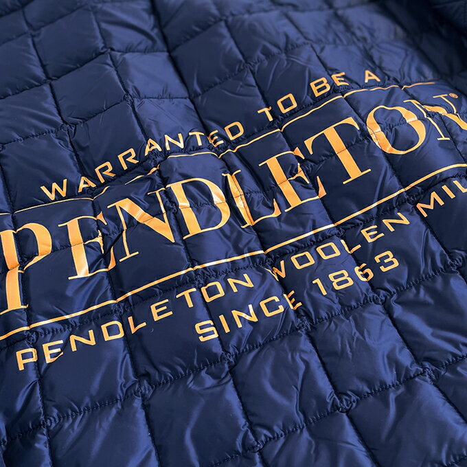 【 TAION タイオン 】 PENDLETON コラボ リバーシブル 4WAY ポンチョ PDT-TON-213010 / ペンドルトン ブランケット ひざ掛け 巻きスカート ダウン キルティング メルトン ウール 民族柄 ネイティブ柄 防寒 メンズ レディース ユニセックス アウトドア 21AW/