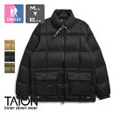 【SALE 】 【 TAION タイオン 】 UNISEX マウンテン パッカブル ボリューム ダウンジャケット TAION-102VZMT / ダウン フェザー 800フィルパワー 羽毛 パッカブル 収納袋付き リップストップ ダブルジップ 防寒 アウター メンズ レディース ユニセックス 2023AW/