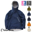 【 Teton Bros. ティートンブロス 】 Tsurugi Jacket Unisex ツルギジャケット ユニセックス 223-100 TB233-100 / ティートンブロス ツルギジャケット メンズ レディース ユニセックス シェル ジャケット アウター Tsm アウトドア キャンプ 防寒 防水 秋冬 22AW