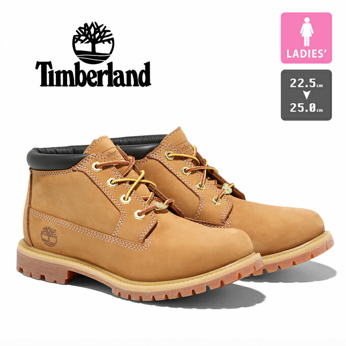 ティンバーランド 【SALE!!】 【 Timberland ティンバーランド 】 レディース ネリー ウォータープルーフ チャッカ ブーツ ウィート NELLIE WATERPROOF CHUKKA WHEAT NUBUCK 023399 / ティンバーランド ブーツ 革靴 シューズ レディース ウィメンズ アウトドア 定番 23SPRING