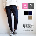 【 UNIVERSAL OVERALL ユニバーサル オーバーオール 】 OFFICER PANTS オフィサーパンツ U2012662 / UNIVERSAL OVERALL レディース パンツ フルレングス シンプル ベーシック チノ きれいめ ロングパンツ ビジカジ ビジネス カジュアル センタープリーツ 定番