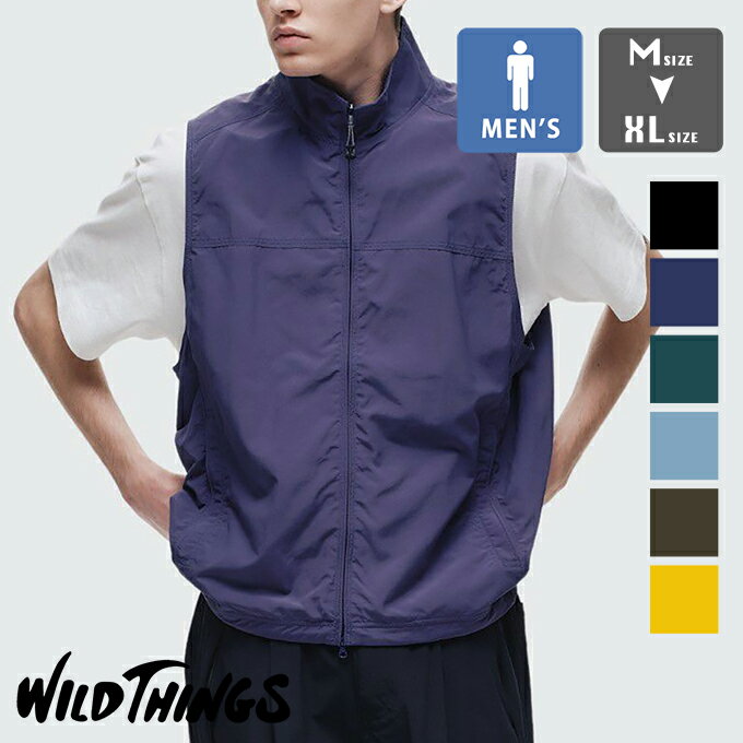   WILDTHINGS ChVOX   UTILITY VEST [eBeB xXg WT24010AD   wildthings ChVOX xXg iC SUPPLEX Y AE^[ ~^[ Xg[g JWA 2024SPRING