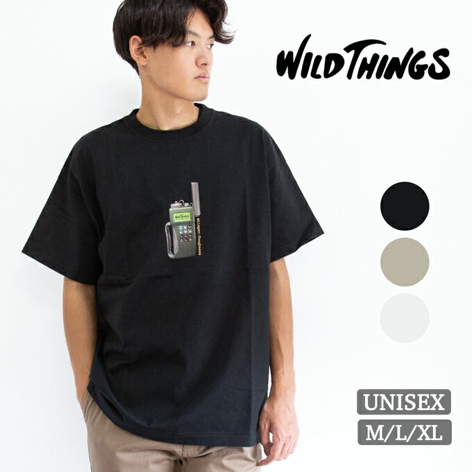 WILDTHINGS ワイルドシングス プラガー S/S Tシャツ PLUGGER TEE S/S WT252-22-Q3 / トップス メンズ レディース ユニセックス 半袖 ミリタリー アメカジ プリント 2025AW