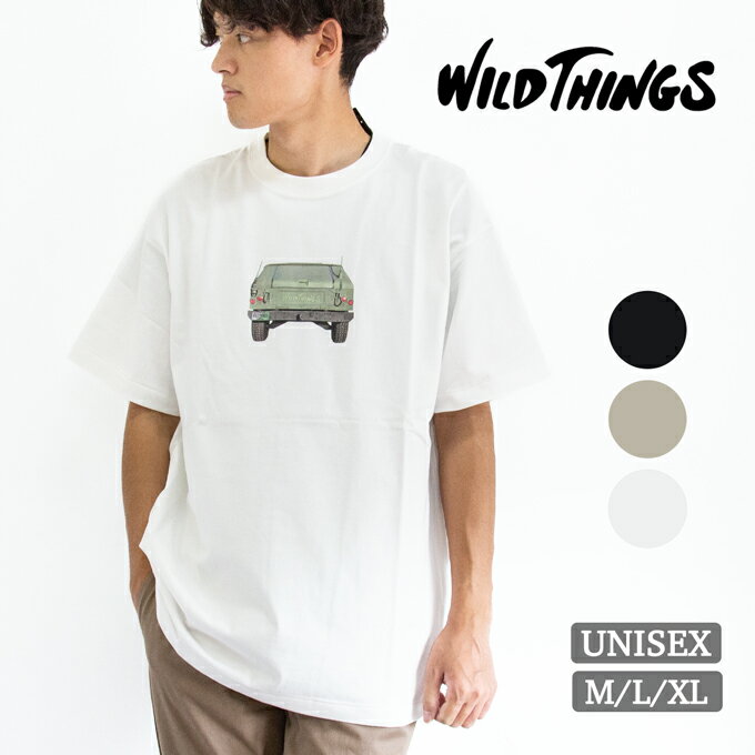 【 WILDTHINGS ワイルドシングス 】 ビッグリグ S/S Tシャツ BIG RIG TEE S/S WT252-23-Q3 / トップス カットソー メンズ レディース ユニセックス 半袖 ミリタリー アメカジ プリント 2025AW