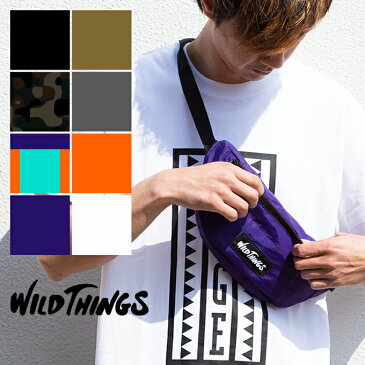 【期間限定ポイント10倍】【SALE!!】【WILD THINGS ワイルドシングス】X-PAC NYLON ウエストバッグ WT3800075 /ヒップバッグ/ボディバッグ/ボディーバッグ/ウエストポーチ/かばん/斜めがけ/スポーツ/アウトドア/メンズ/レディース/ユニセックス/