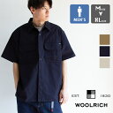 【 WOOLRICH ウールリッチ 】 CAVALRY REG.COLL. S/S SHIRT キャバルリー レギュラーカラー ショートスリーブ シャツ WJSI0055 / ウールリッチ 半袖シャツ woolrich シャツ ワークシャツ レギュラーカラー アウトドア カジュアル メンズ 2024SUMMER